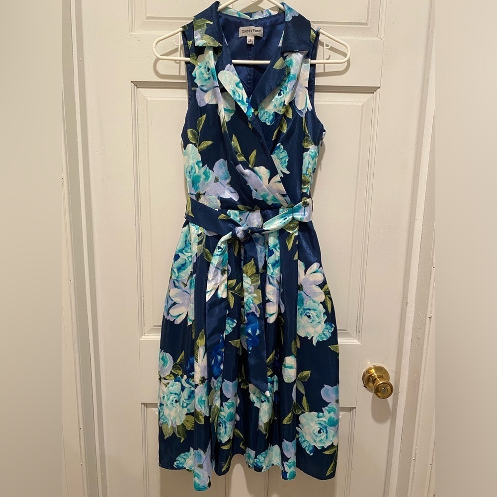 Shelby & Palmer Blue Floral Dress